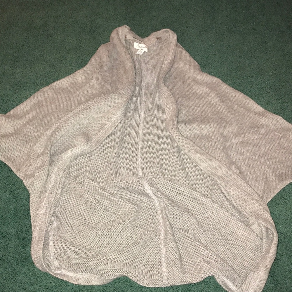 Aeropostale grey knit cardigan